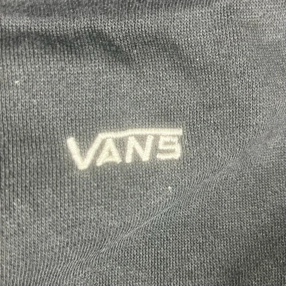 VANS‎ OFF THE WALL ZIP UP HOODIE W/POCKETS UNISEX YOUTH M BLACK PREOWNED